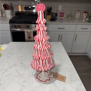 New Cupcakes and Cashmere Red and White Peppermint  Tree